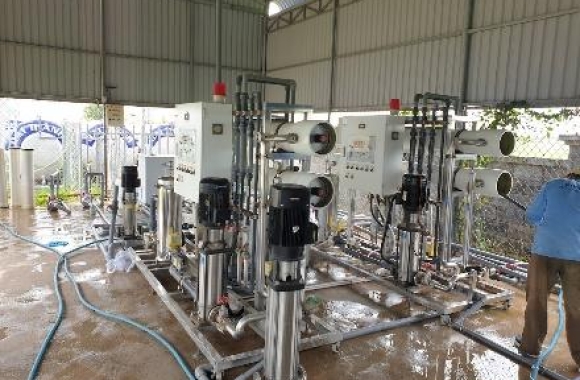 Hệ thống xử  lý nước cấp sản xuất
